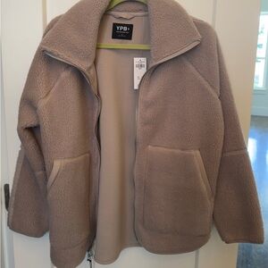 YPB Abercrombie neowarm full zip Sherpa fleece jacket